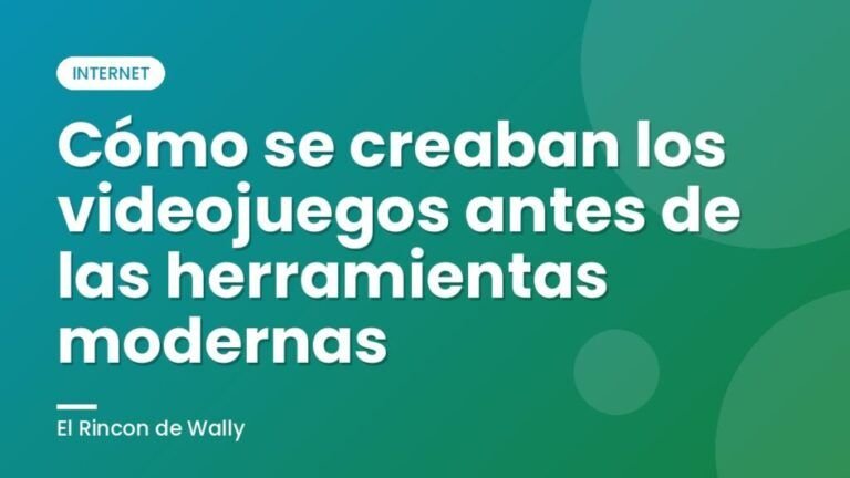 Cómo se creaban los videojuegos antes de las herramientas modernas