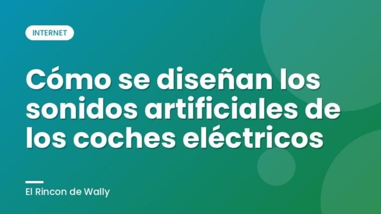 Cómo se diseñan los sonidos artificiales de los coches eléctricos