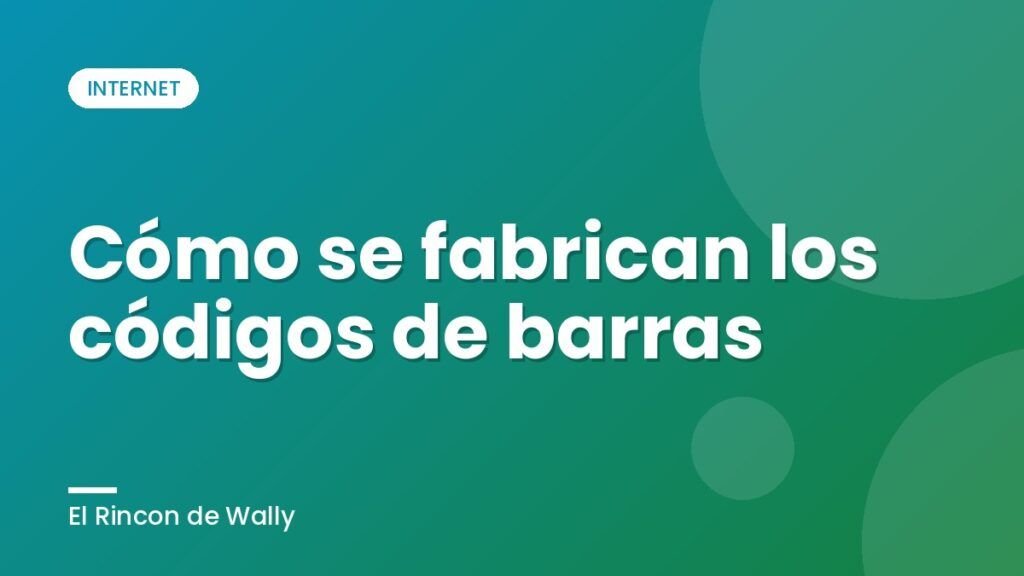 Cómo se fabrican los códigos de barras