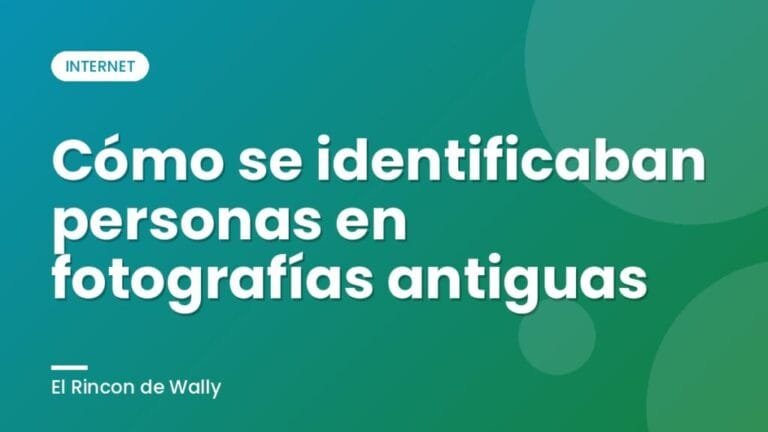 Cómo se identificaban personas en fotografías antiguas Cómo se identificaban personas en fotografías antiguas