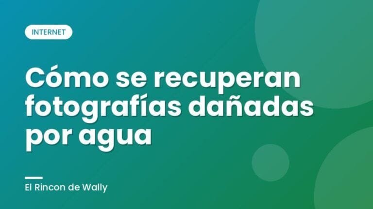 Cómo se recuperan fotografías dañadas por agua Cómo se recuperan fotografías dañadas por agua