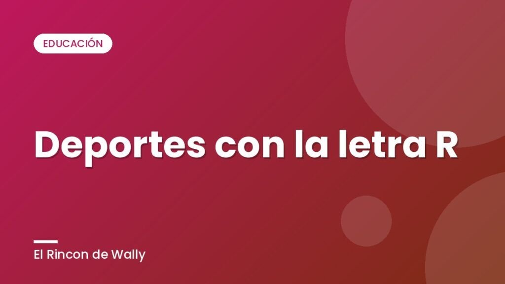 Deportes con la letra R
