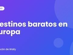 Destinos baratos en Europa