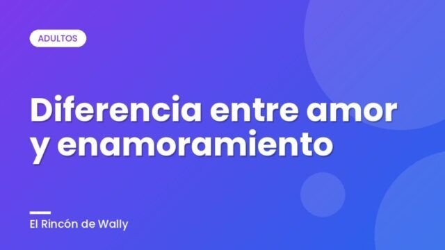 Diferencia entre amor y enamoramiento Diferencia entre amor y enamoramiento