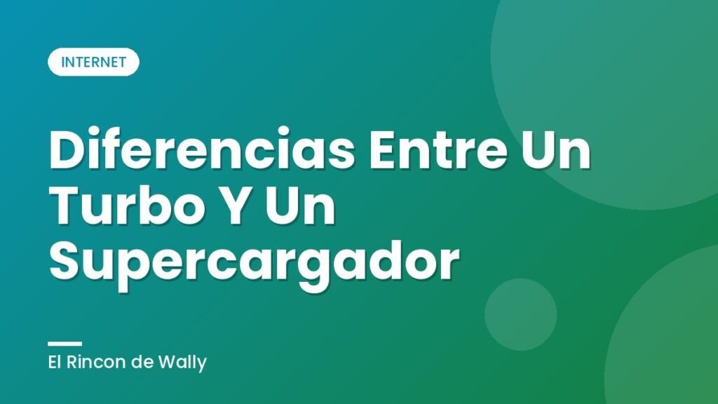 Diferencias Entre Un Turbo Y Un Supercargador Diferencias Entre Un Turbo Y Un Supercargador