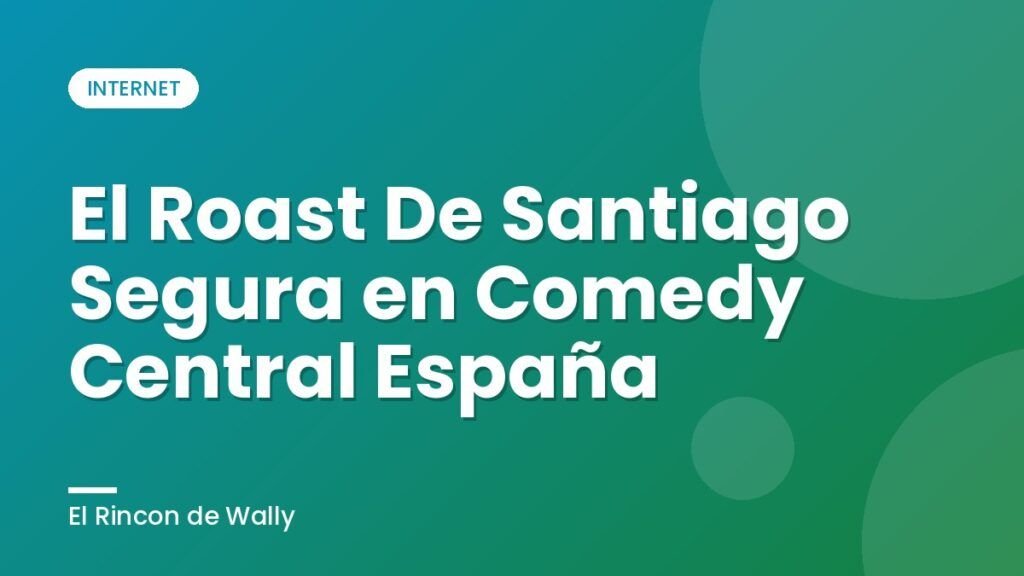 El Roast De Santiago Segura en Comedy Central España El Roast De Santiago Segura en Comedy Central España
