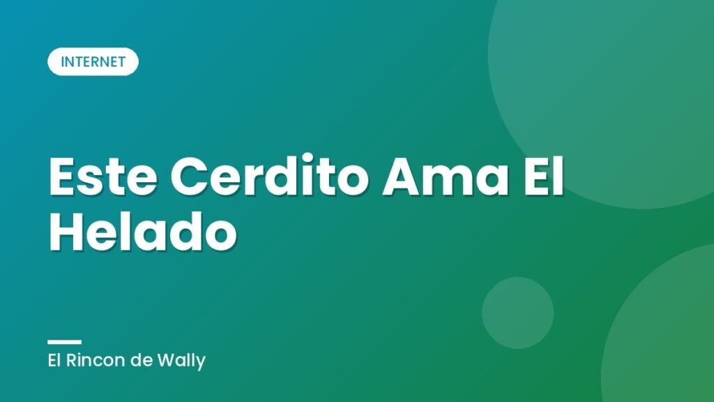 Este Cerdito Ama El Helado Este Cerdito Ama El Helado