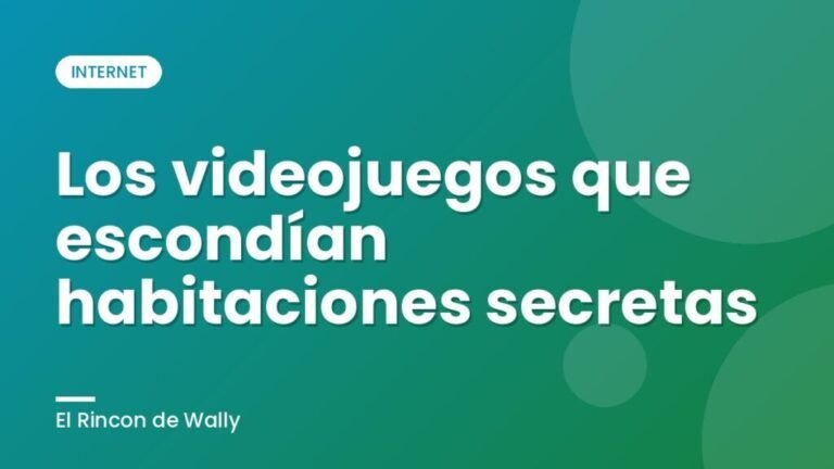 Los videojuegos que escondían habitaciones secretas