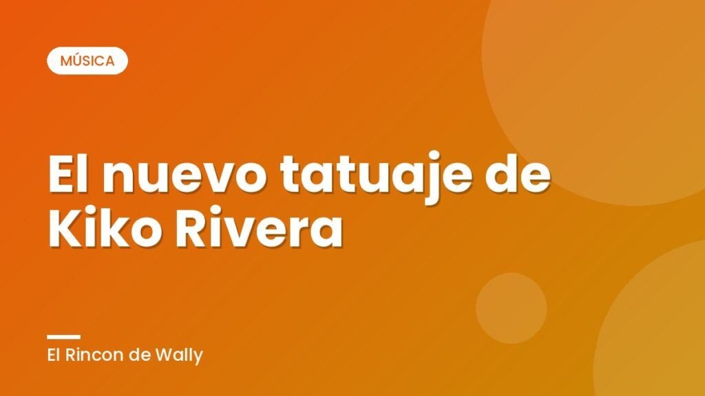 El nuevo tatuaje de Kiko Rivera