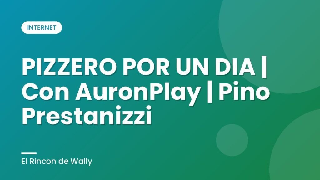 PIZZERO POR UN DIA | Con AuronPlay | Pino Prestanizzi