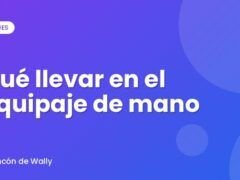 Qué llevar en el equipaje de mano