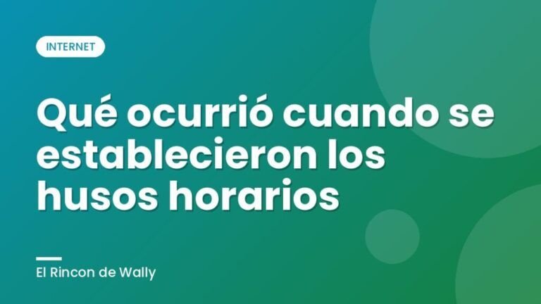 Qué ocurrió cuando se establecieron los husos horarios
