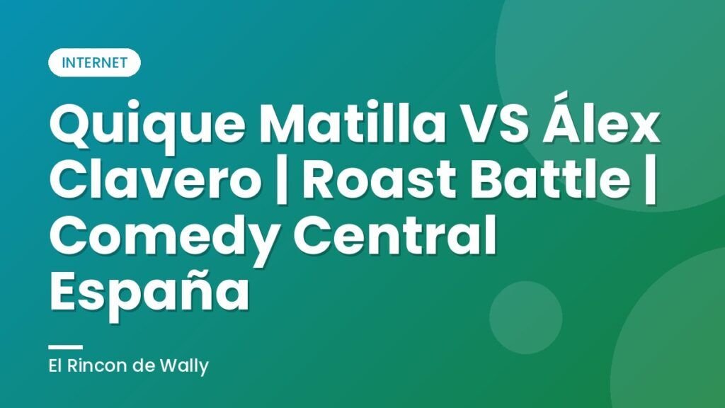 Quique Matilla VS Álex Clavero | Roast Battle | Comedy Central España Quique Matilla VS Álex Clavero | Roast Battle | Comedy Central España
