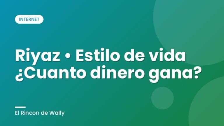 Riyaz • Estilo de vida ¿Cuanto dinero gana?