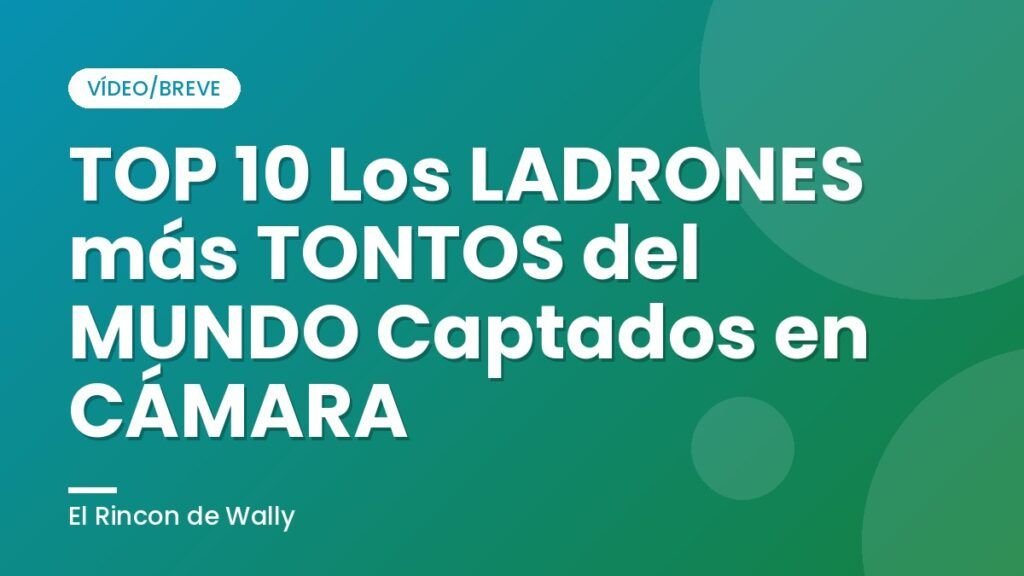 TOP 10 Los LADRONES más TONTOS del MUNDO Captados en CÁMARA