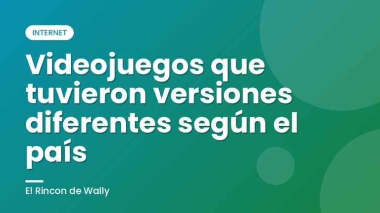 Videojuegos que tuvieron versiones diferentes según el país
